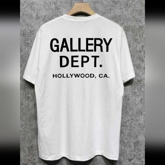 Brand New Lite Gallery Dept White Short Sleeve Tee 018.L - Picture 1 of 2